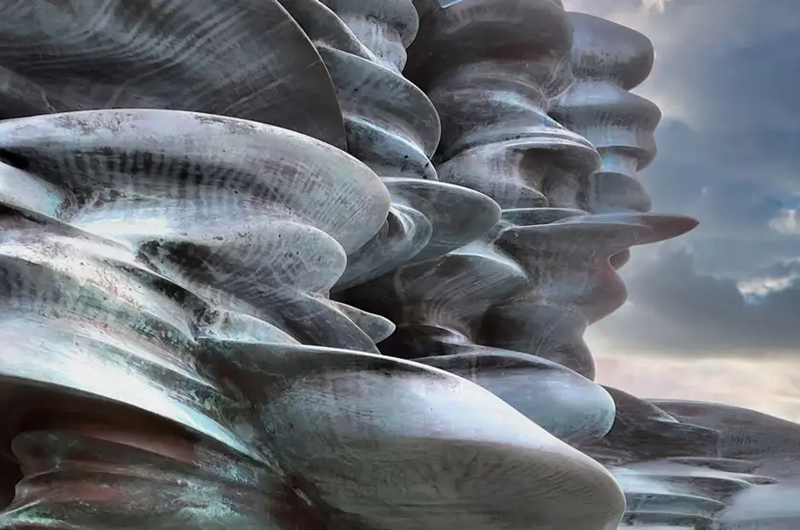 Skulptur av Tony Cragg. Foto: Peter Lennby.
