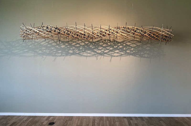 Lars Kleen, utställningen "Flod" på Norrköpings Konstmuseum.   Foto: Julia Hjertén