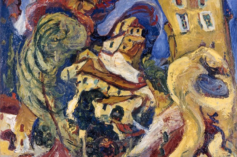 Chaïm Soutine, Paysage de Cagnes, 1923, Kunstmuseum Bern