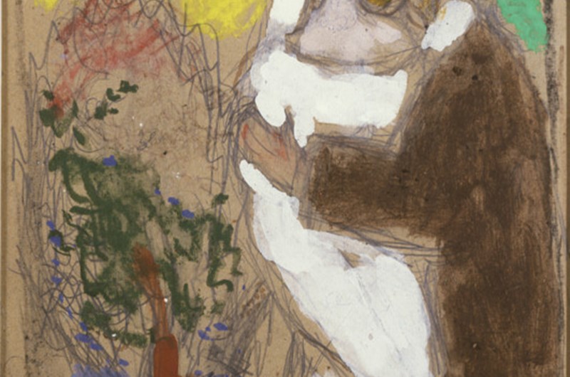 Marc Chagall , skiss till En Midsommarnattsdröm, 1939