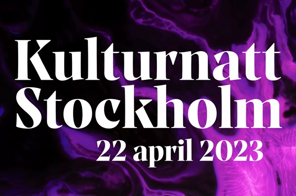 Dags igen för Kulturnatt Stockholm
