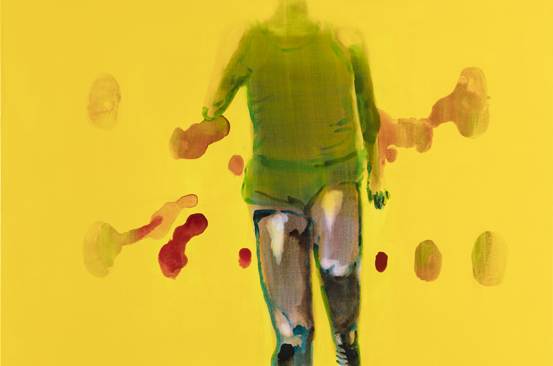 John Kørner, Leaving the sun, 2018, acrylic on canvas, 180×150 cm