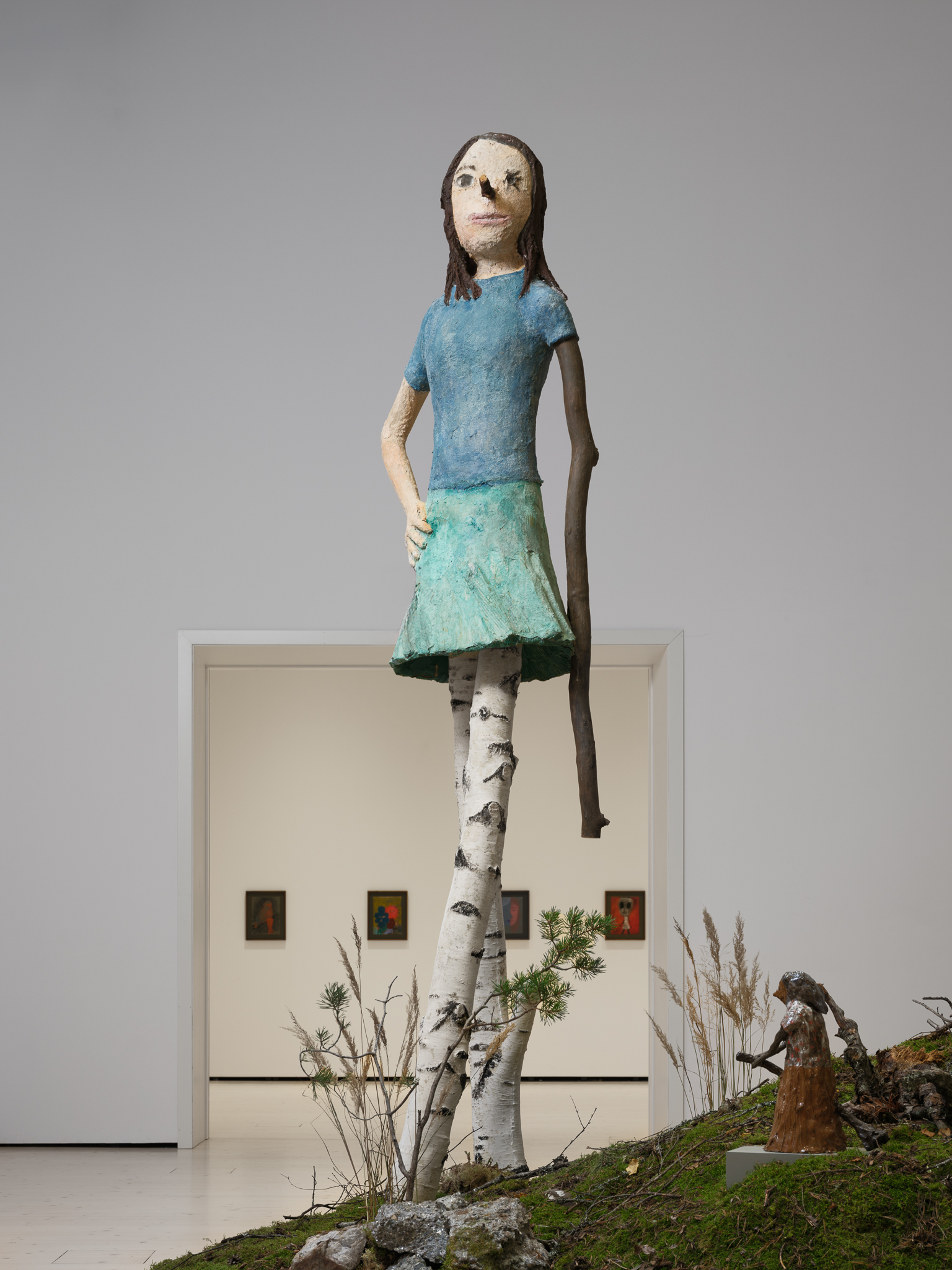 Utställning Habitat med Klara Kristalova på Skellefteå Konsthall (2025). Fotograf Jonas Westling.