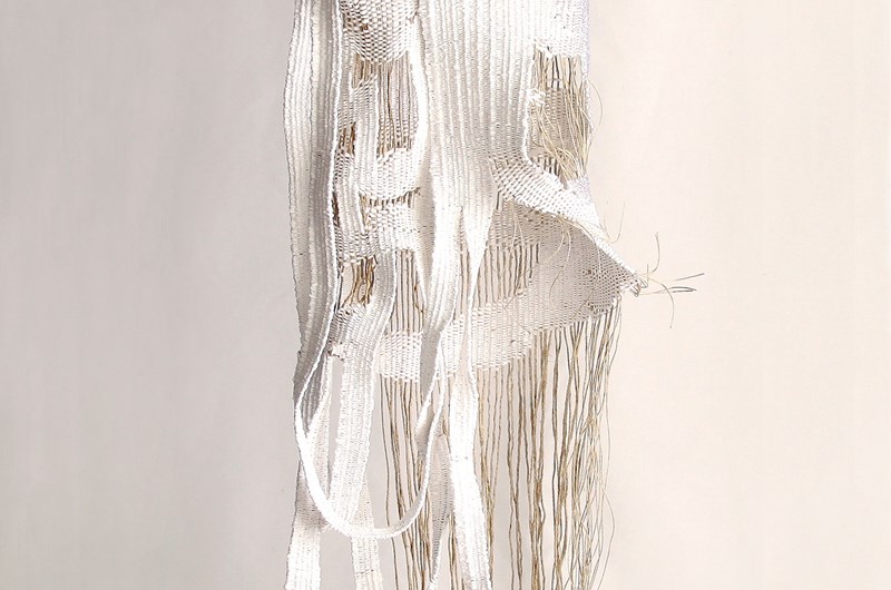 Ursprung II, textil/mixed media, 40x205x35