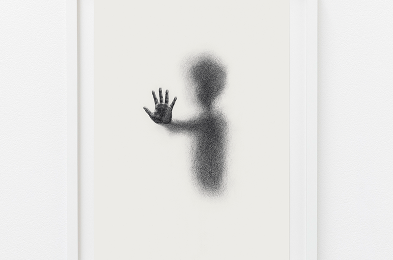 Tarik Kiswanson The Window kolteckning 48 x 37,9 cm