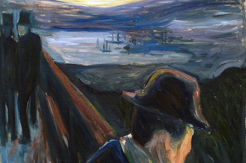 Edvard Munch, Förtvivlan, 1892, Thielska Galleriet