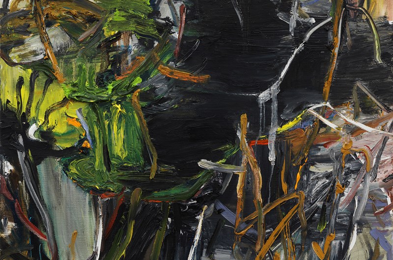 Jenny Carlsson Grip, Stormöga Gräns 2021. Olja på duk, 120 x 96 cm, Sundbybergs stad