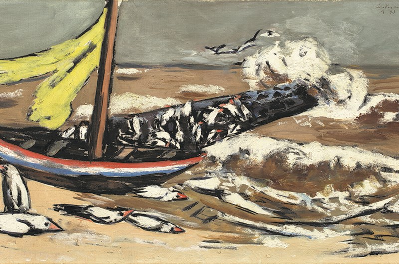 Max Beckman, Brunt hav med måsar, 1941  Foto: Grisebach, Berlin/Fotostudio Bartsch, Berlin