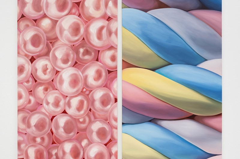 Malin Molin BFF (pearl), 2022 & Extremely soft and incredibly close (marshmallow), 2022