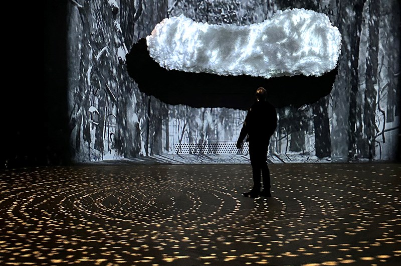 Utställningsvy, Laurie Anderson, Moderna museet. Stockholm