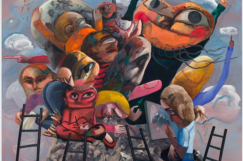 Dana Schutz Beat Out the Sun,  2018 , © Dana Schutz 