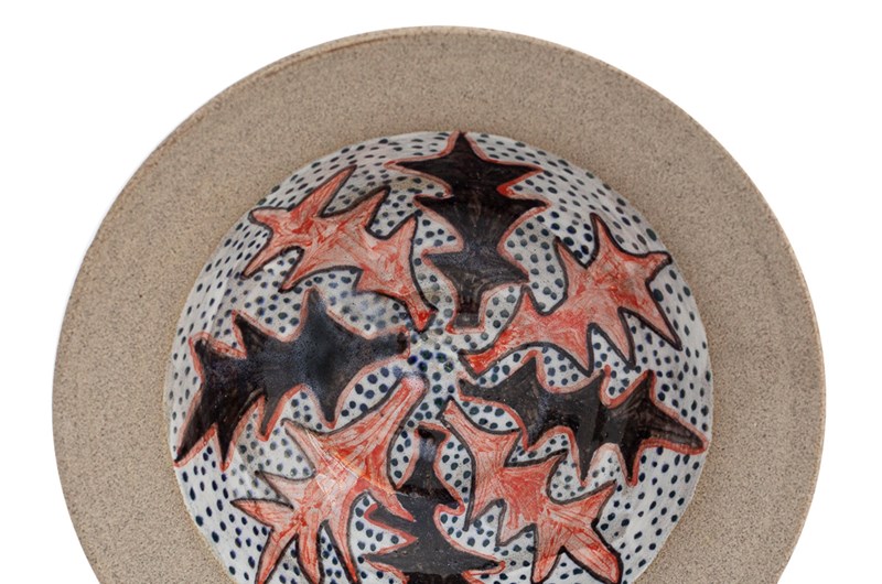 Trown stoneware, 2019, Ø30cm