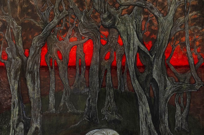 Tyra Kleen, Getsemane, 1910, Riddarhuset Valinge gård. Foto Mats Arvidsson