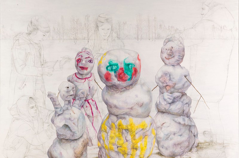 Martina Muntzing, Den sista snön (2020). Foto: Moderna Museet