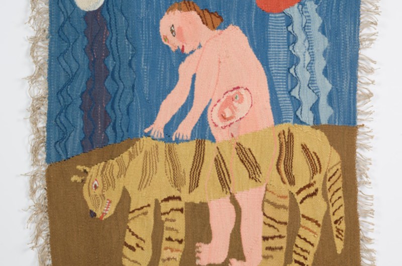 Lena Cronqvist, Flicka och tiger, solen och månen, 1972