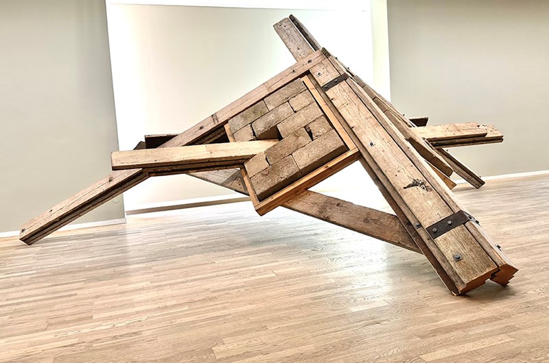Lars Kleen, utställningen "Flod" på Norrköpings Konstmuseum.   Foto: Julia Hjertén
