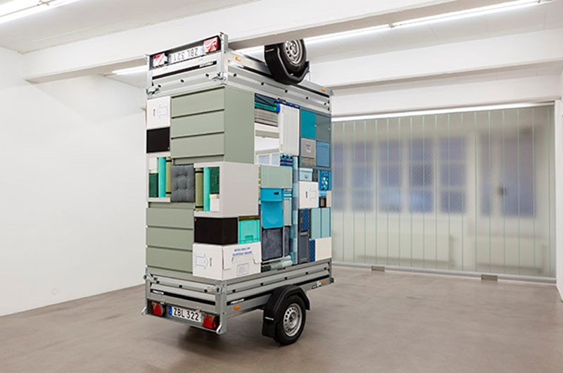 Michael Johansson, “Shades and Variables” Installationsbild från utställningen år 2013