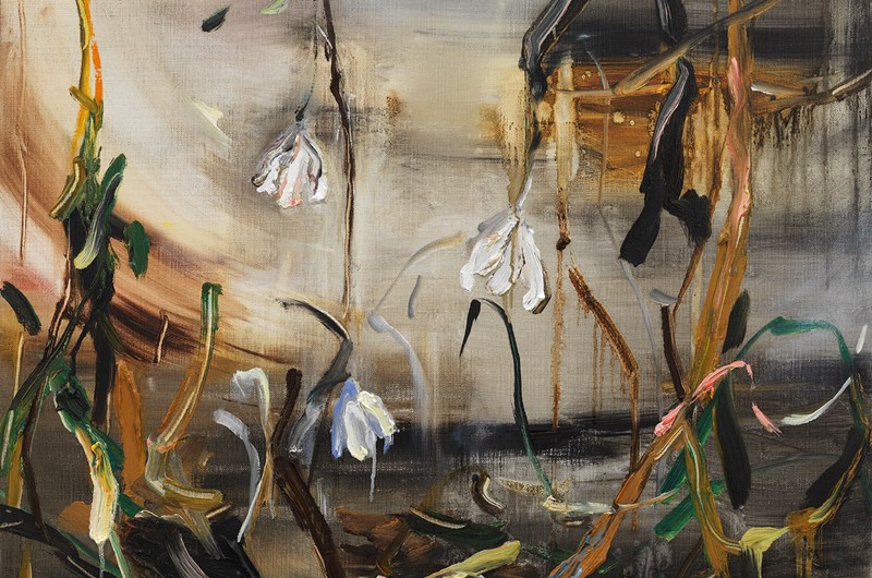 Jenny Carlsson Grip, Järnnatt 1 2021. Olja på duk, 72 x 60 cm. Privat ägo