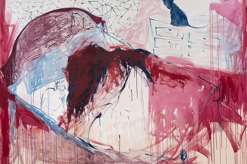  Tracey Emin The End of Love, 2024 Akryl på lærred, 202,9 x 280,2 cm Tate. © Tracey Emin, All rights reserved, DACS 2026