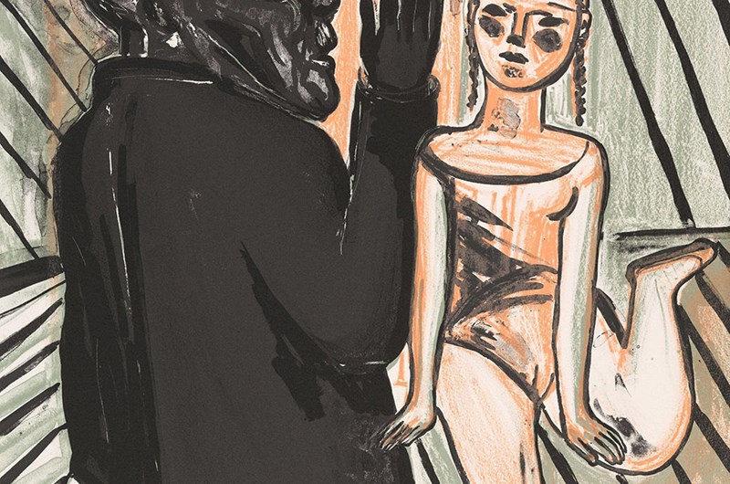Ett drömspel, 1989. Totalt 30 grafiska blad till August Strindbergs drama.