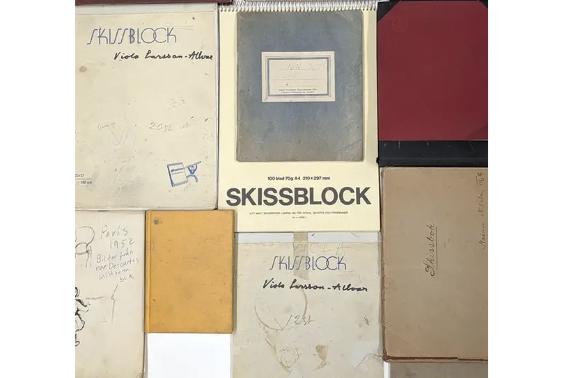 Betraktaren av de små tingen – skissböcker från samlingen