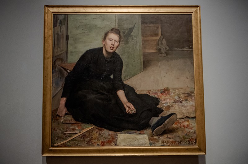 Hanna Hirsch Paulis porträtt av Venny Soldan-Brofeldt.  Foto: Duygu Getiren/TT