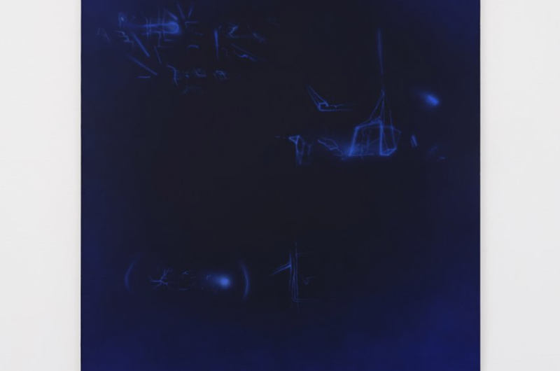 Jerónimo Rüedi, The light comes in the name of the voice Akryl på duk 200 x 150 cm. Galerie Nordenhake