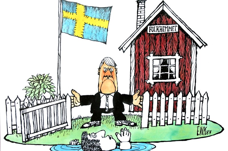"Välkomnandet – Folkhemmet" från 1987.