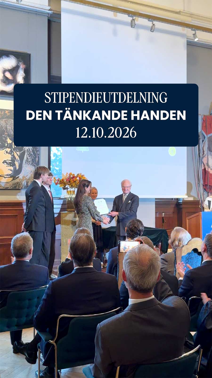 STIPENDIEUTDELNING DEN TÄNKANDE HANDEN