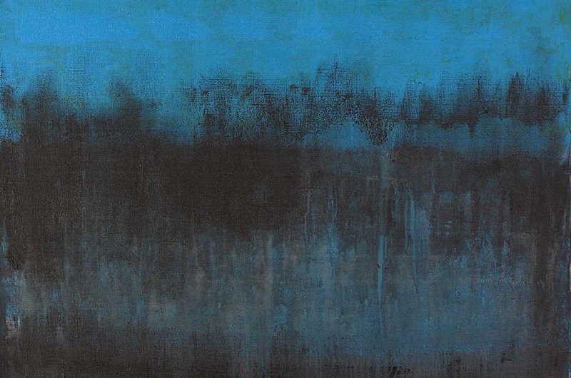 Kjell Hobjer, Rost i tillvaron, olja, 73 x 73 cm, 2018