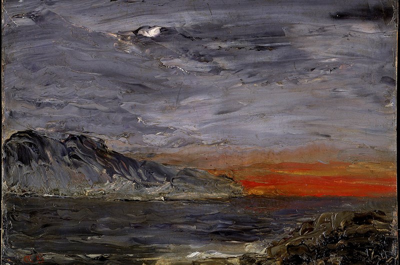 August Strindberg, Solnedgång, 1892, Nationalmuseum