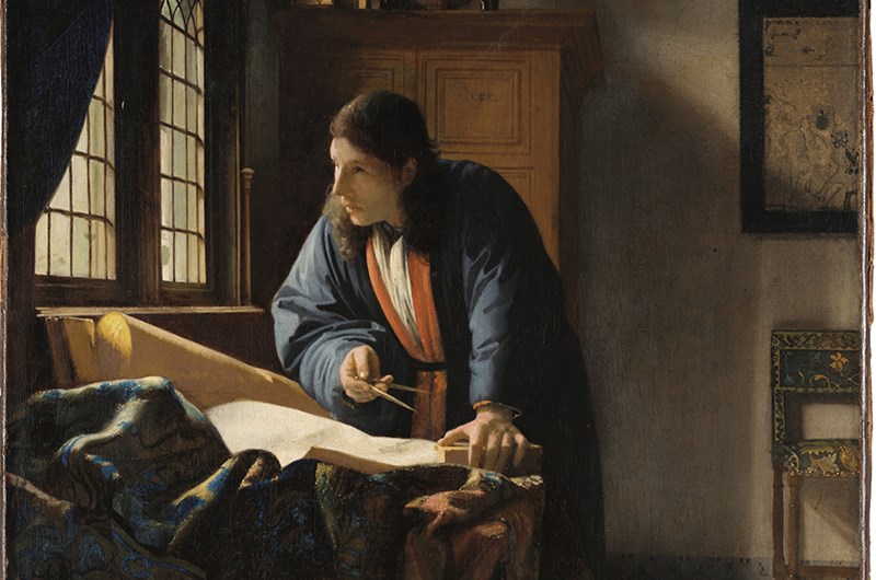 The Geographer, Johannes Vermeer, 1669, oil on canvas. Städel Museum, Frankfurt am Main