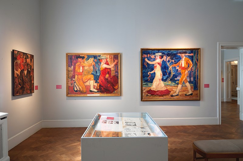 Installationsbild, Det ljuva livet, Thielska galleriet