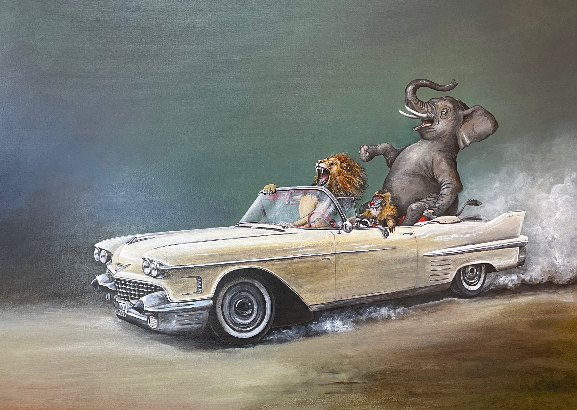 My baby drove up in a brand new Cadillac