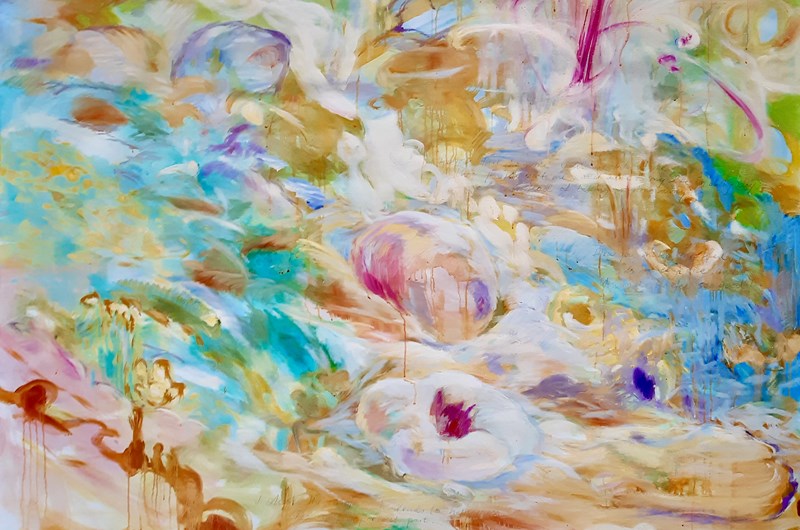 Imagine Love, Olja på duk, 180 x 150 cm