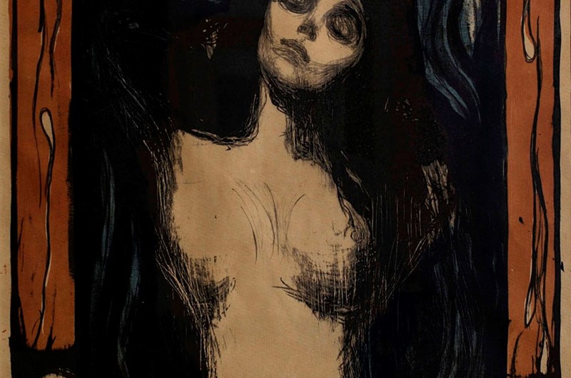 Edvard Munch, Madonna, 1895, Thielska Galleriet
