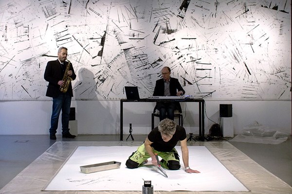 Pippo Lionnis ACTIONREACTION - Crossroads: konst och musik i symbios. 31 juli 2024