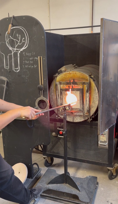 Glasblåsning med Chien-Kuang Liu