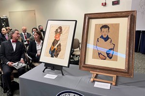 Beslagtagna konstverk säljs på auktion