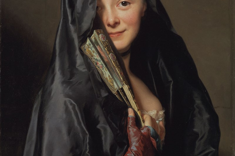 Alexander Roslin, Damen med slöjan. Konstnärens maka Suzanne Roslin, 1768. Olja på duk.