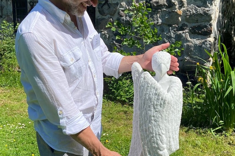 Skulptur av Sören Flummer Carlander.