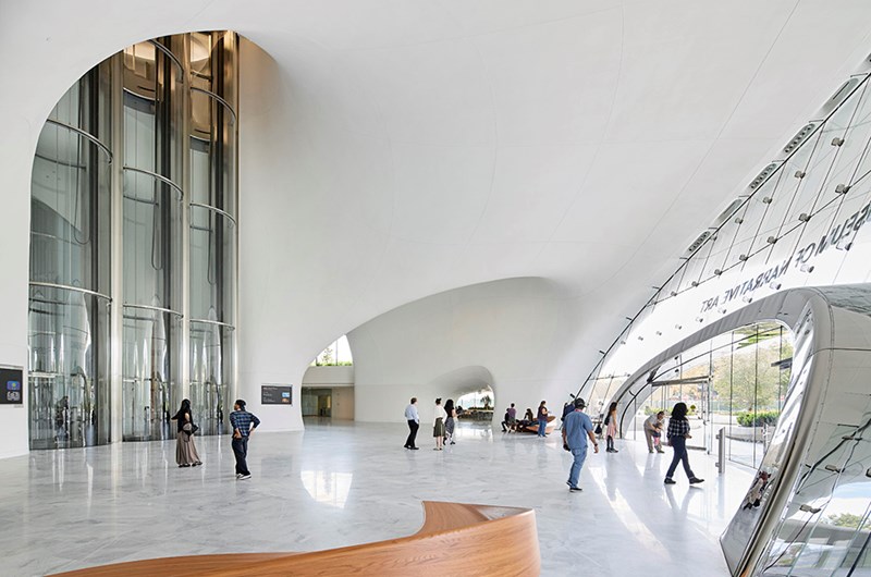 Lucas Museum of Narrative Art. Foto av Hufton+Crow.
