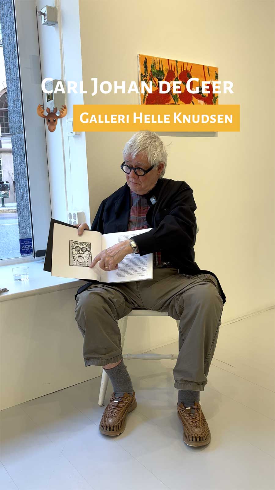 Carl Johan De Geer på Galleri Helle Knudsen