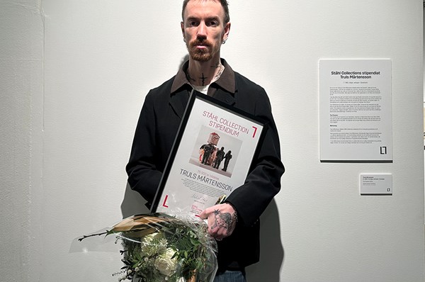 Truls Mårtensson blir Ståhl Collections fjärde stipendiat