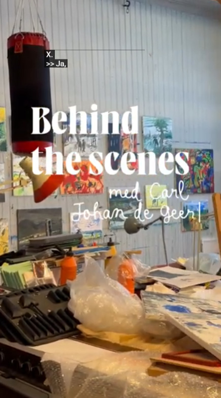 I Carl Johan De Geers atelje