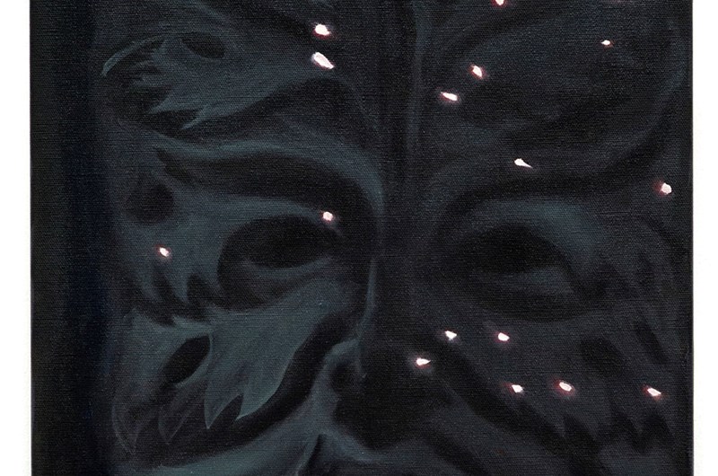 Roger Smeby, Green Man 4, 2024, Oil on canvas, 50 x 40 cm