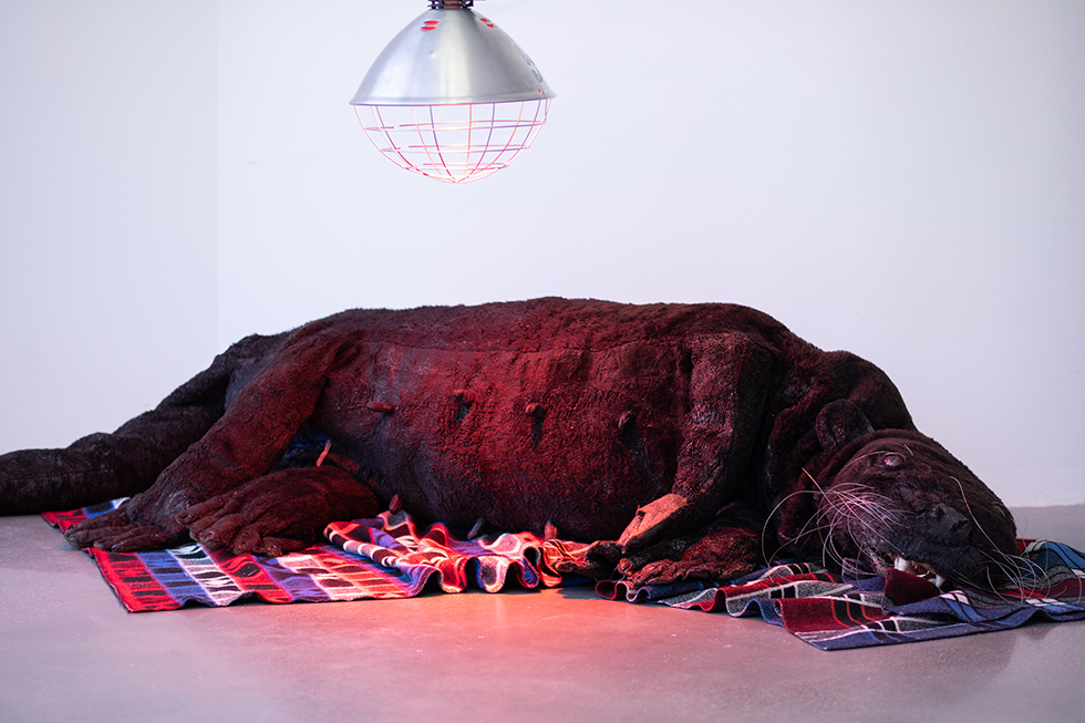 Performance: Ingela Ihrman, Giant Otter Giving Birth