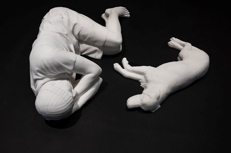 Maurizio Cattelan, Breath, 2023 Foto: My Matson/Moderna Museet © Maurizio Cattelan 2024