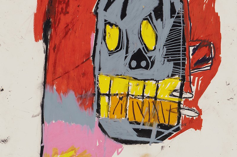 Jean-Michel Basquiat, Untitled, 1982, Oilstick on paper, 75,9 x 56,5 cm. © Estate of Jean-Michel Basquiat. Licensed by Artestar, New York. Foto: Courtesy of Colour Themes.