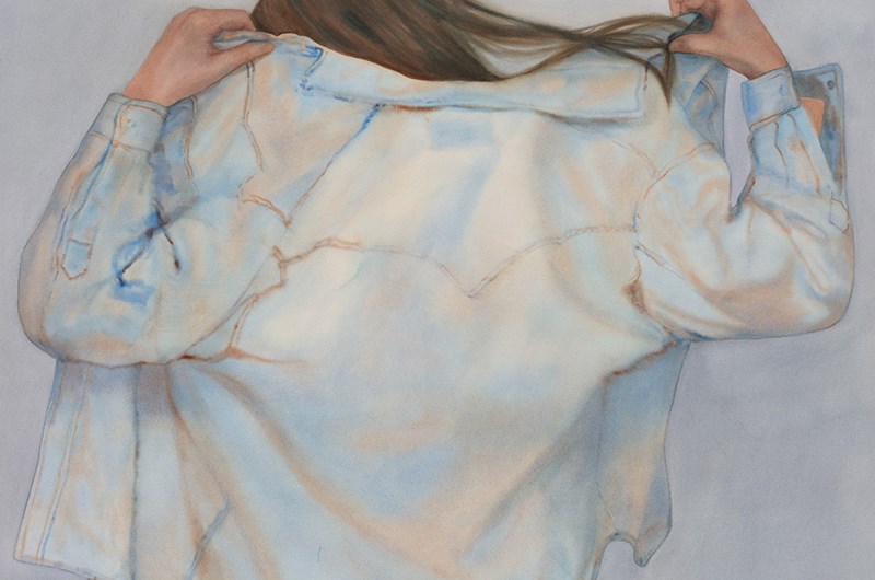 Maria Nordin Stuck, 2023 Akvarell på papper / Watercolour on paper 100,5x90 cm. Foto: Galleri Magnus Karlsson